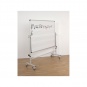 Notentafel, fahrbar, 100x120 cm (H/B), Linienabstand 2,5 cm, 4 Noten-Linien-Systeme 